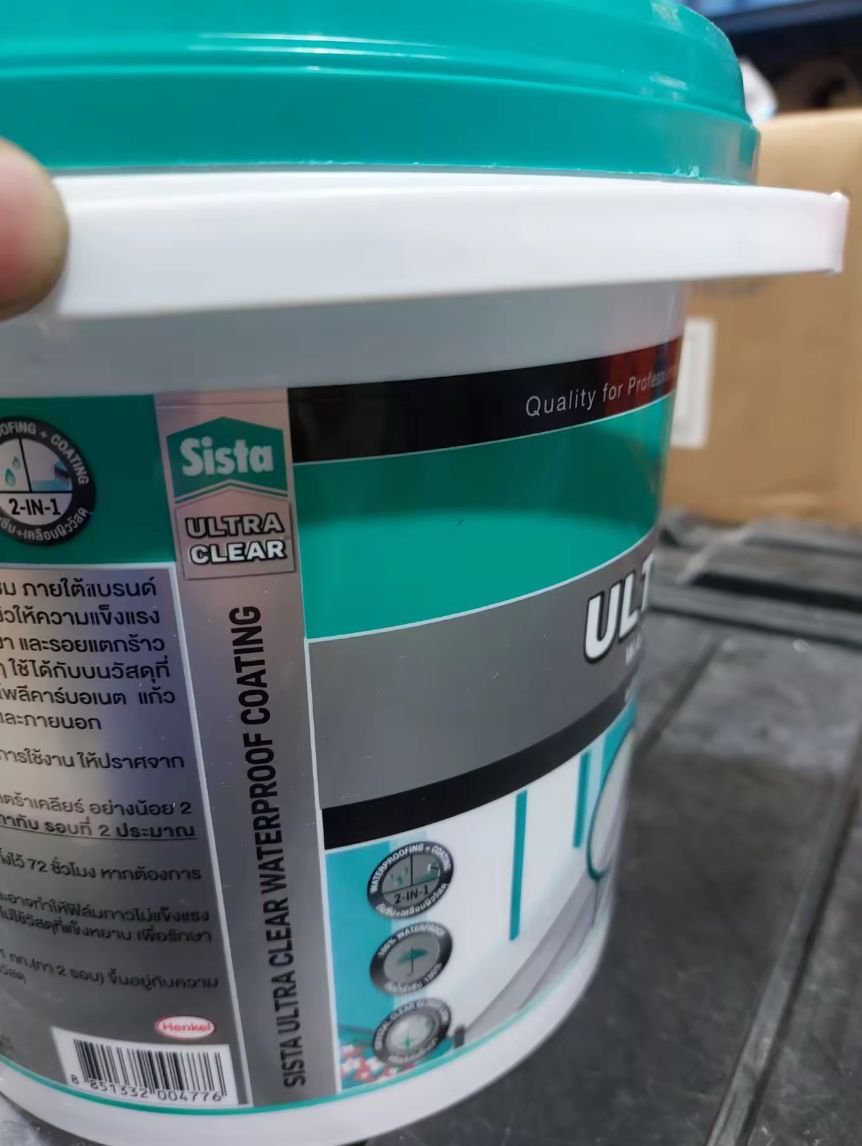 Sista BIG 4LTR ULTRA CLEAR Waterproof Coating - Image 3