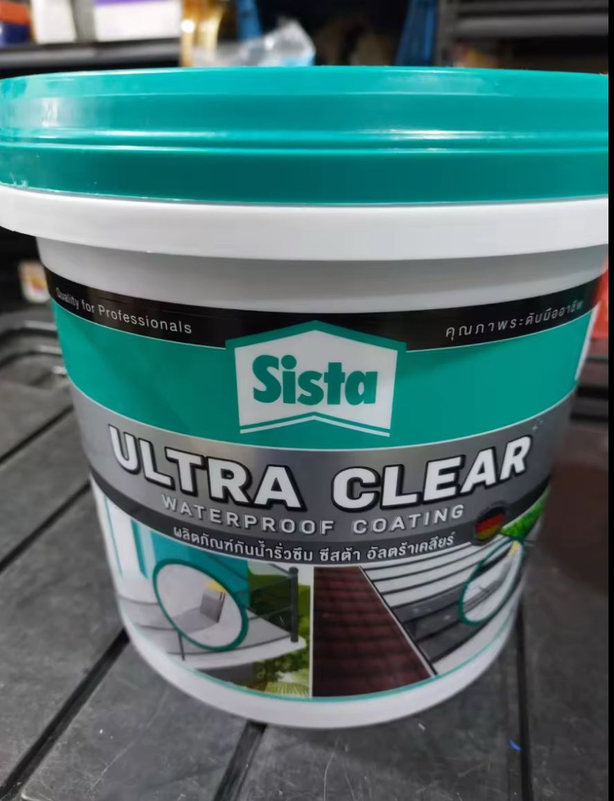 Sista BIG 4LTR ULTRA CLEAR Waterproof Coating