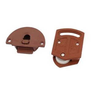 Door Roller Plastic Brown